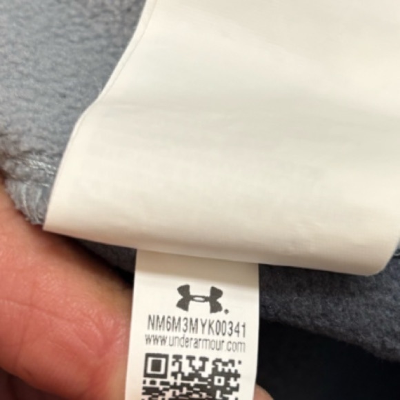 Women’s Under Armour Swacket Size Medium Light Gray & Coral Zip-Up w/Hood Storm - Picture 7 of 16